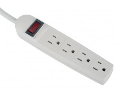 美国UL认证四孔带开关拖线板北美ETL带浪涌保护四位插线板