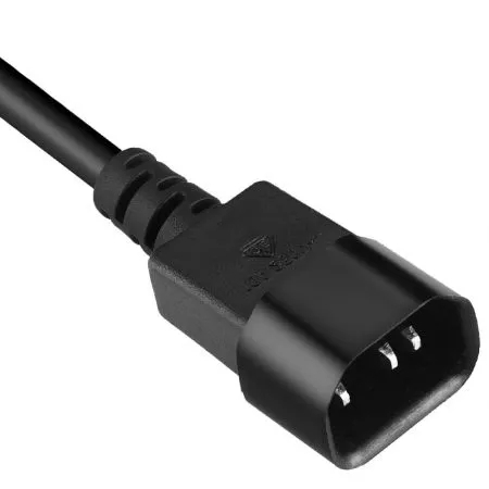 IEC60320  C14品字尾公插连接器插头电源线,美国UL认证,中国CCC认证,欧洲VDE/ENEC认证