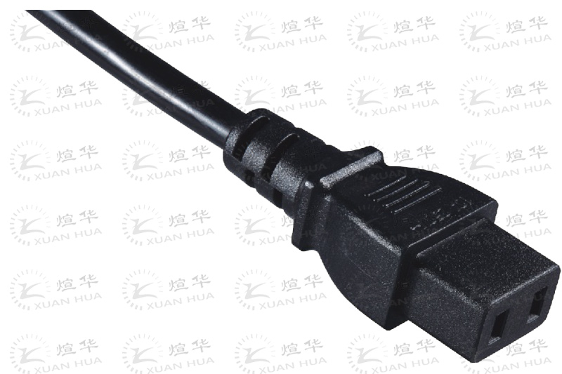 IEC60320 C9两芯连接器插头电源线安规认证