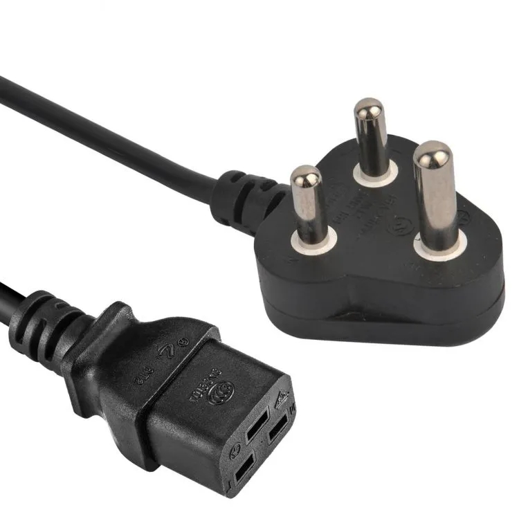 南非SABS电源线,大南非16A插头,IEC60320 C19母插16A,服务器,数据库,PDU电源线